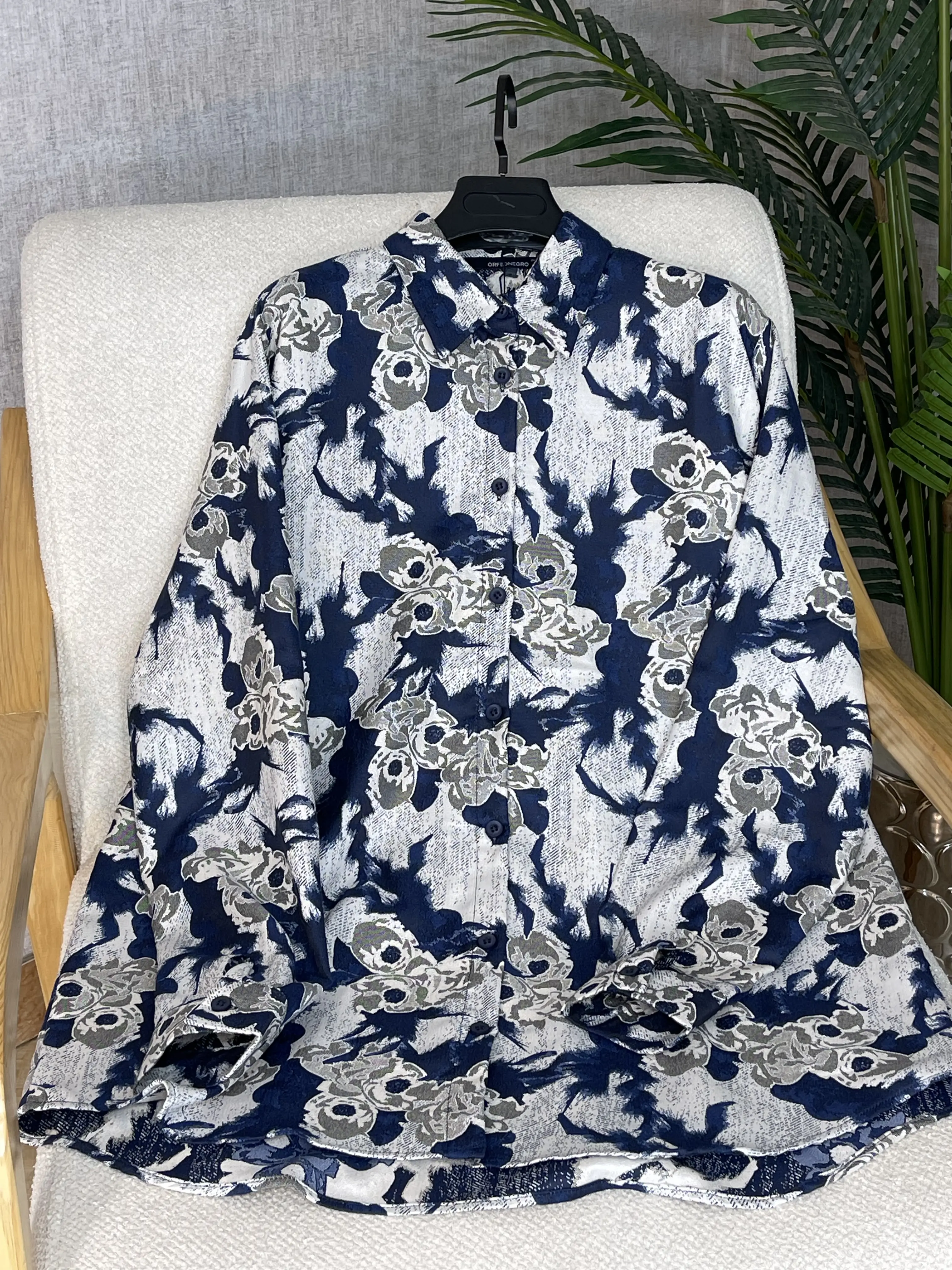 شومیز مانتویی اورجینال ترک طرح رزا